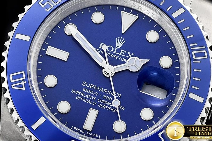 0925 HighQuality ROLSUB0257 – Submariner 116619LN SS SS Blue JF Asia 1031